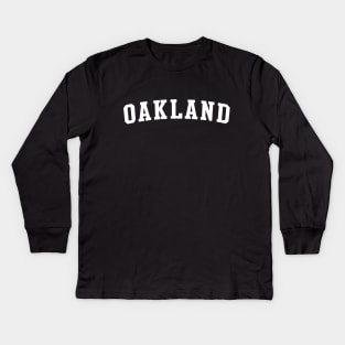 Oakland Kids Long Sleeve T-Shirt